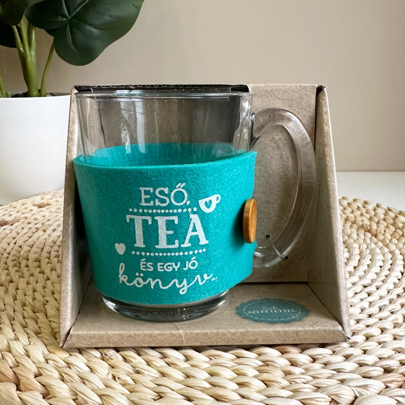 Esős napok teásbögre nőknek