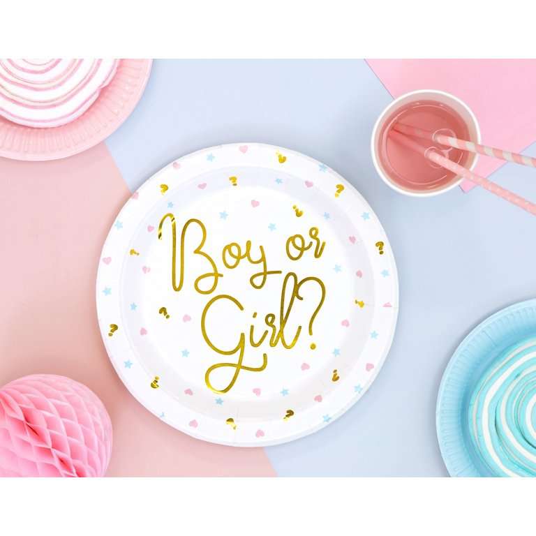 Papír tányérok babaköszöntőre