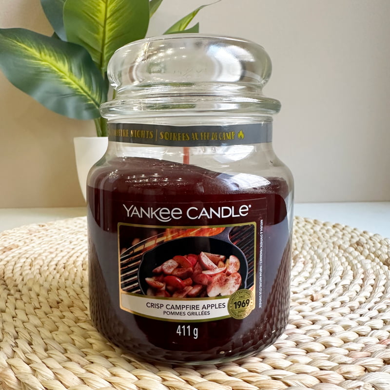 Crisp campfire apples - Yankee Candle üveggyertya, nagy méret