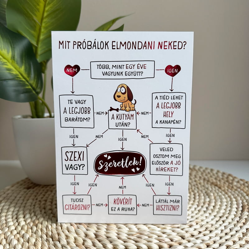 Vicces képeslap Valentin napra