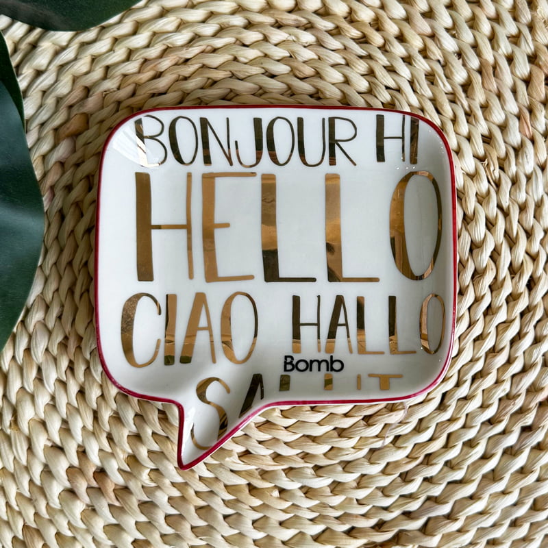 Hello, Ciao, Bonjour! Szappantartó