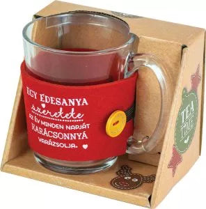 Karácsonyi teásbögre anyának