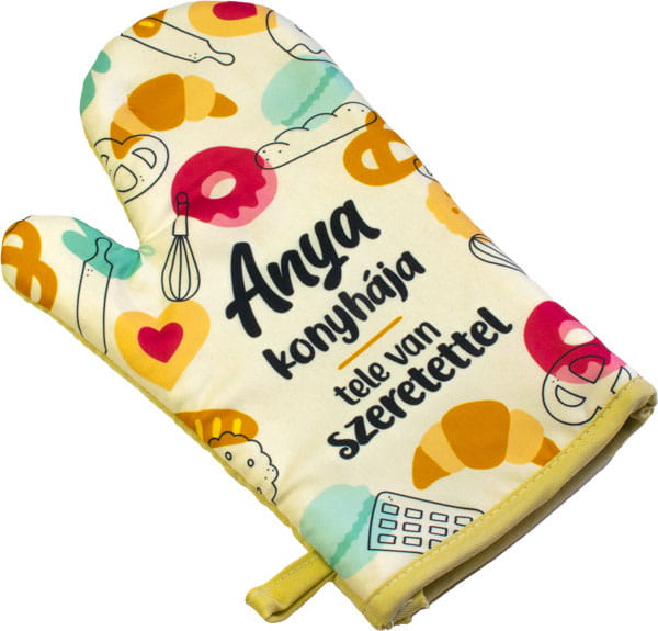 Anyás edényfogó kesztyű