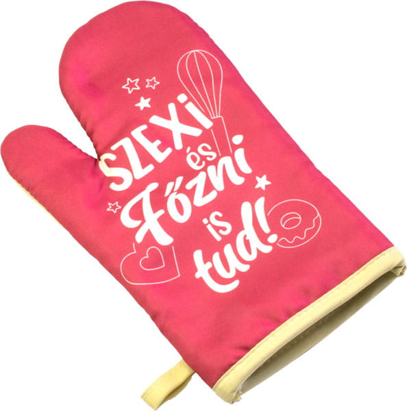 Nőknek szóló edényfogó kesztyű