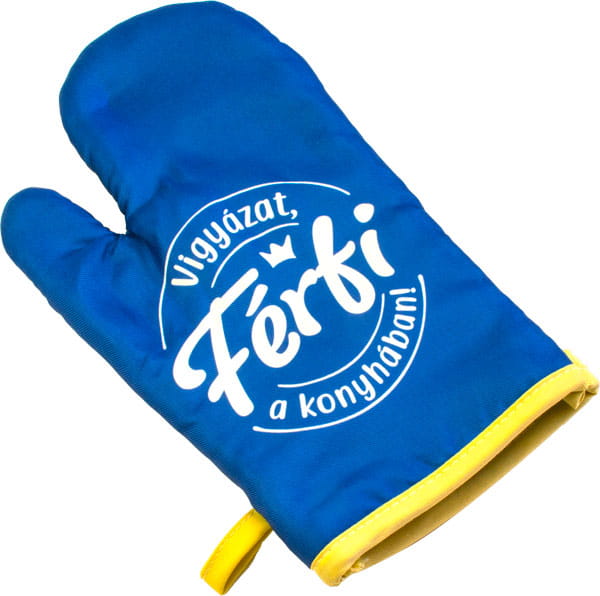 Férfiaknak szóló edényfogó kesztyű