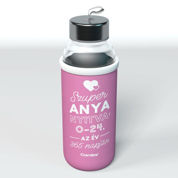 Anyáknak szóló üvegpalack