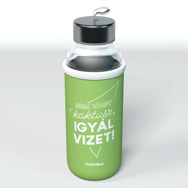 Motivációs üvegpalack