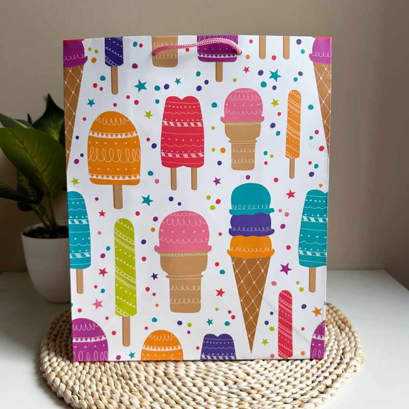 Fagylaltos ajándéktasak