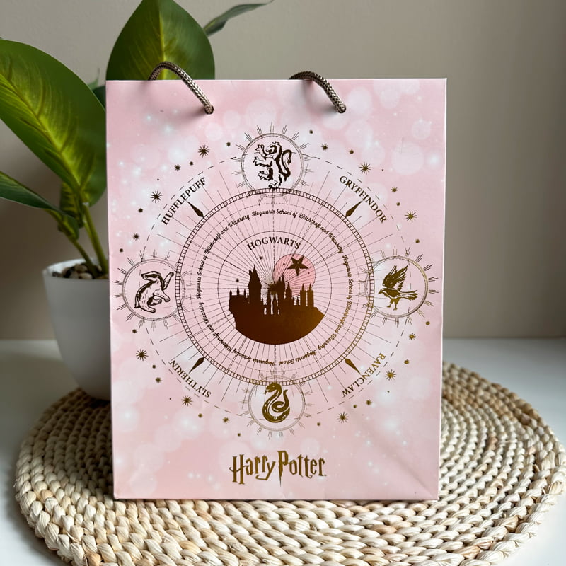 Rózsaszín, Harry Potter karácsonyi ajándéktáska