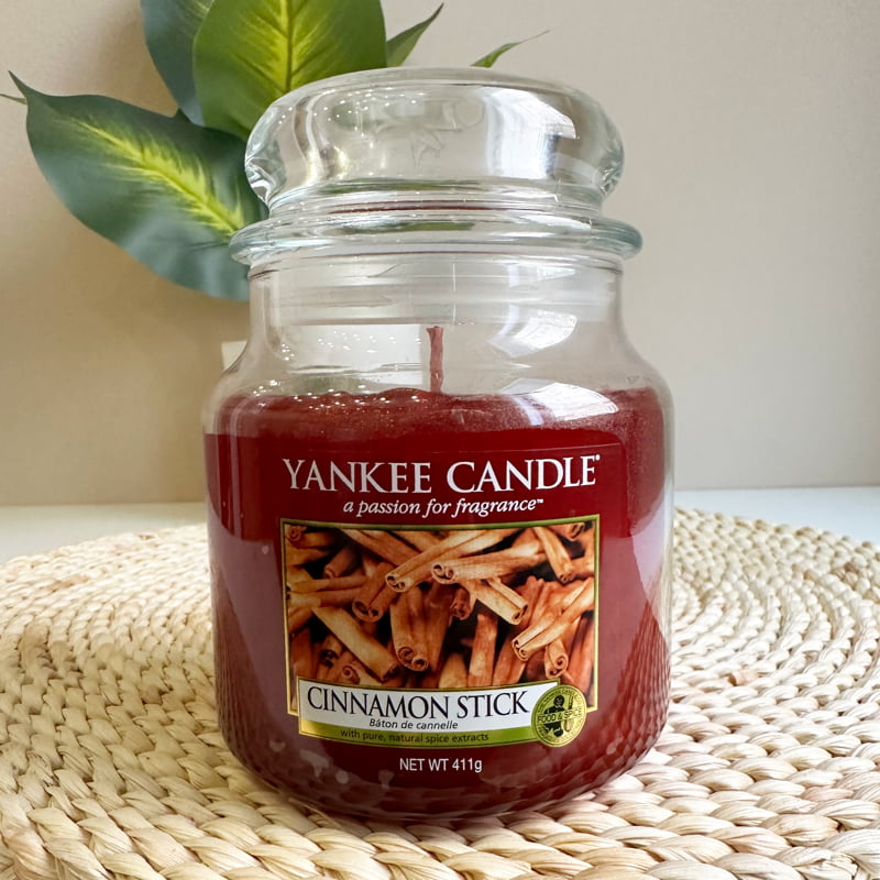 Cinnamon Stick - Yankee Candle üveggyertya, nagy méretű