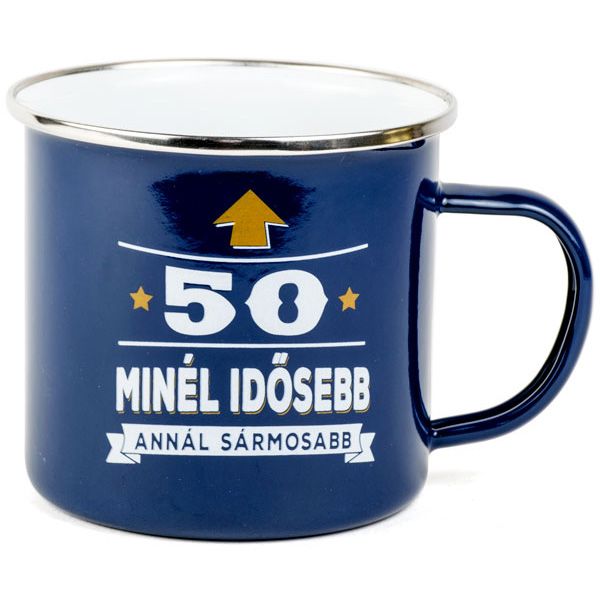 Top Pasik fémbögre, 50. születésnapra