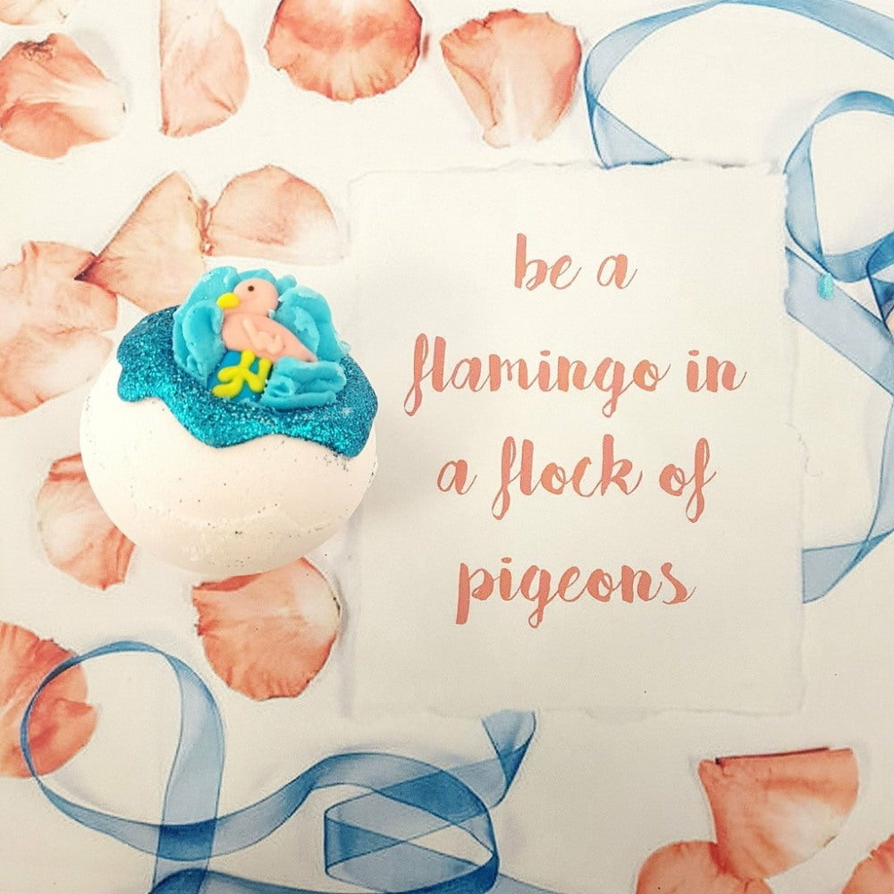 Flamingó fürdőbomba csajoknak