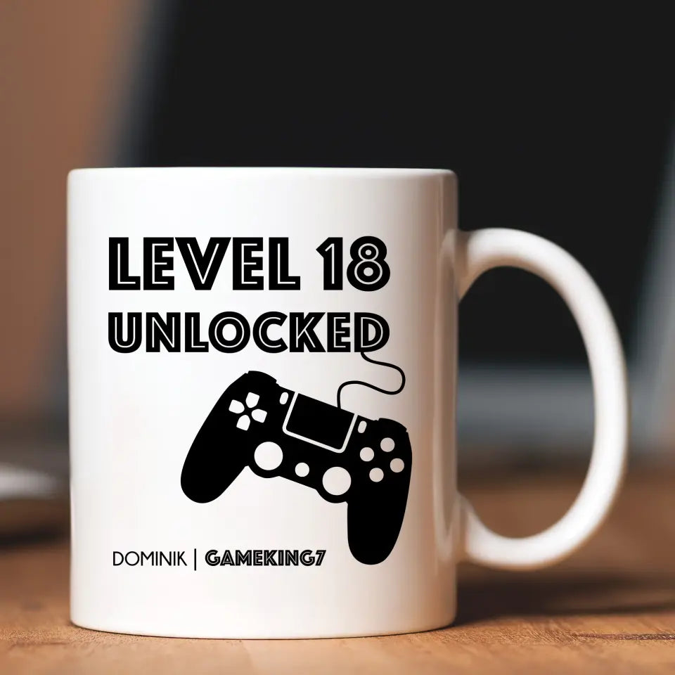 Gamer ajándék - vagány kerámia bögre