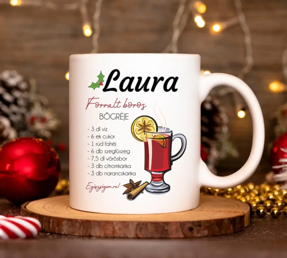 Forralt boros bögre - karácsonyi ajándék ötlet