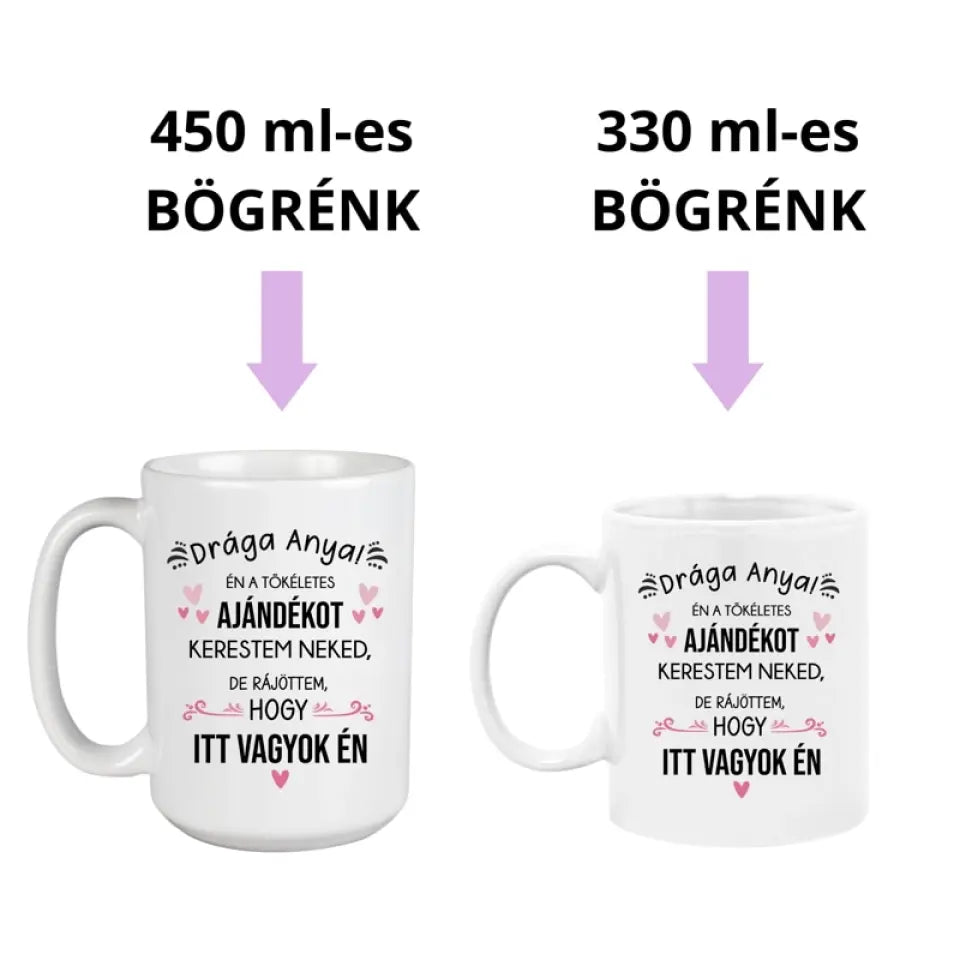Vicces anyás bögre 2 méretben