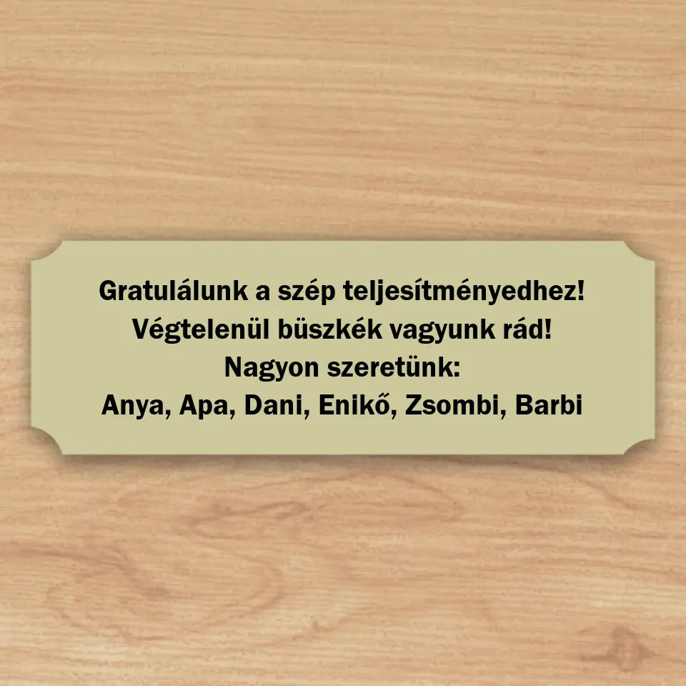 Diplomaosztó ajándék férfiaknak 