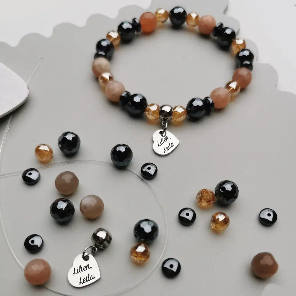 Sivatagi szépség ásvány karkötő - csináld magad ékszer, ásvány ékszer