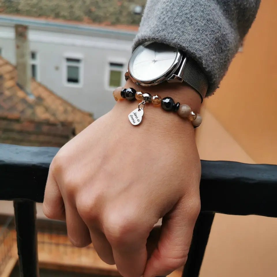 Sivatagi szépség ásvány karkötő - csináld magad ékszer, egyedi ajándék