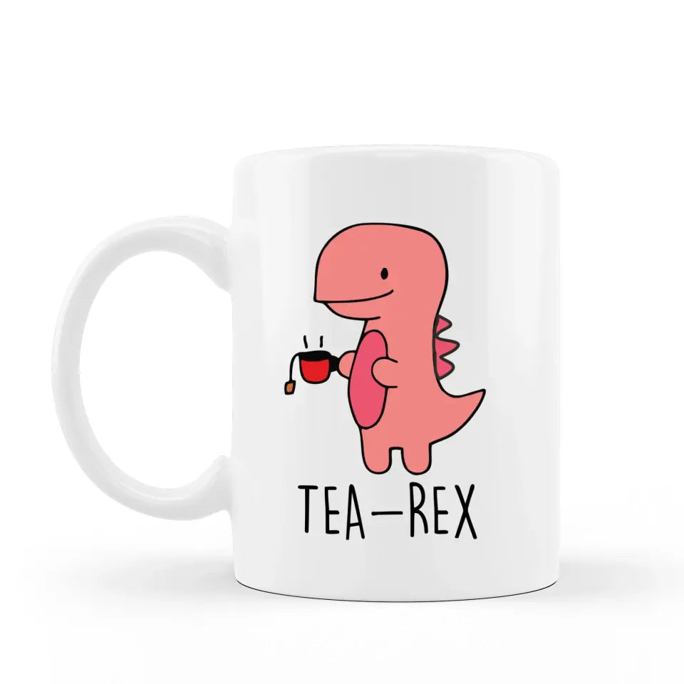 Dínós bögre, aranyos grafikával