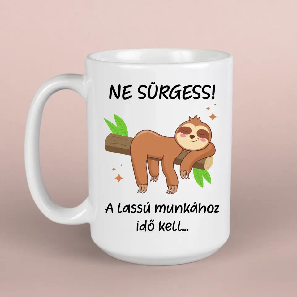 Vicces, lajháros bögre kedves ajándék