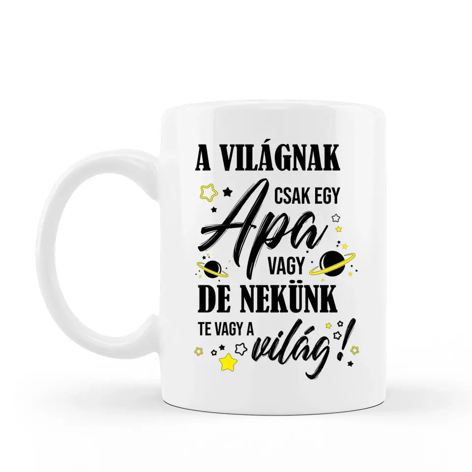 Apa Te vagy a világ bögre