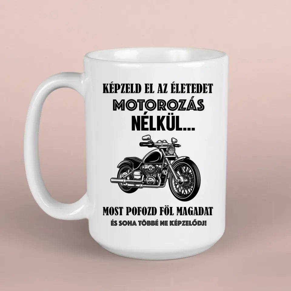 Poénos motoros bögre, motoros ajándék