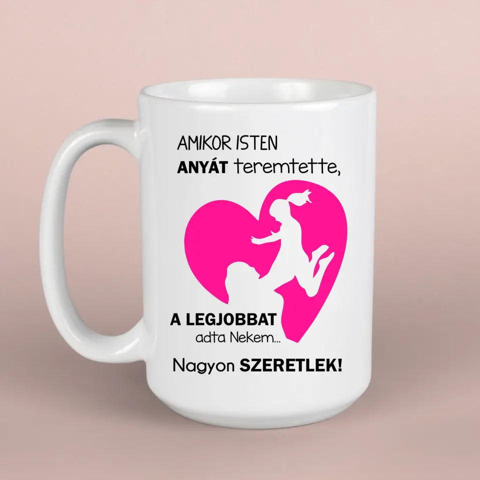 Lányos bögre édesanyáknak