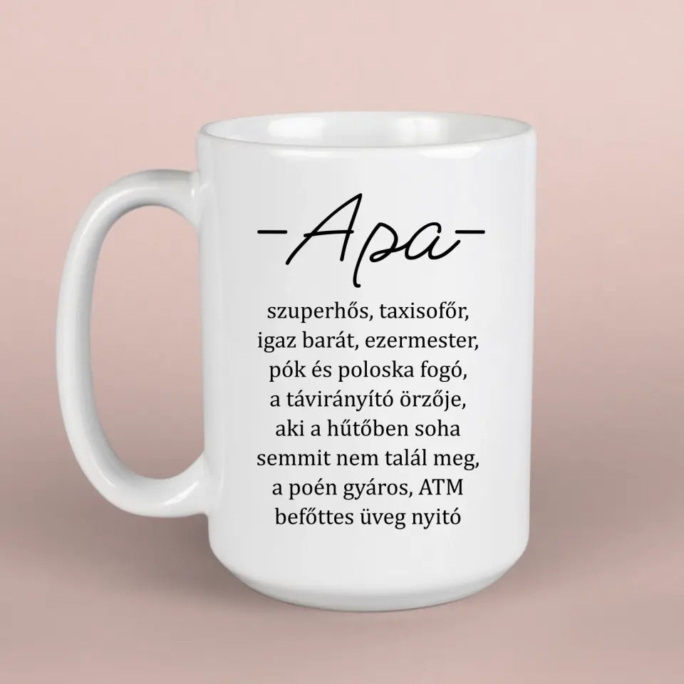 Vicces bögre apáknak