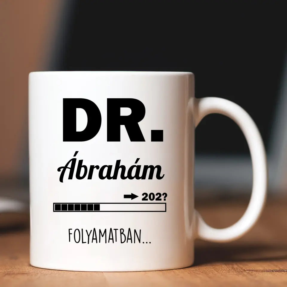 Vicces ajándék orvosoknak - neves bögre