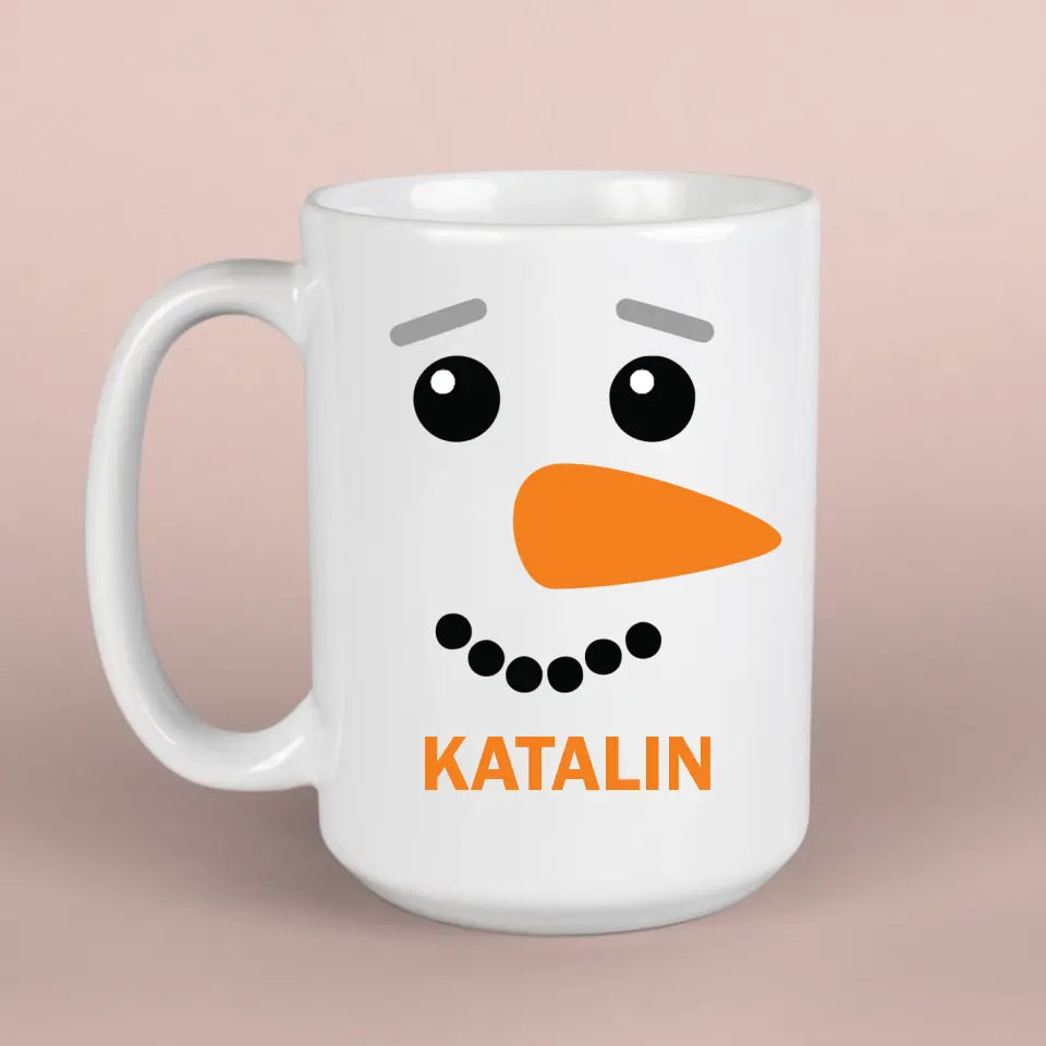 Egyedi Hóemberes bögre