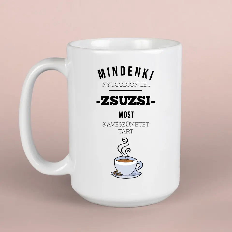 Vicces, egyedi kávésbögre saját névvel