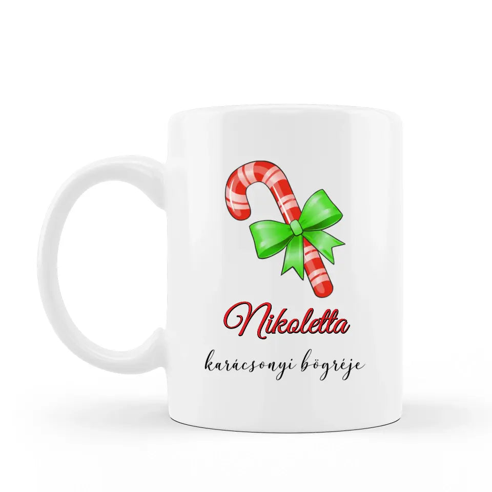 Neves karácsonyi bögre nőknek