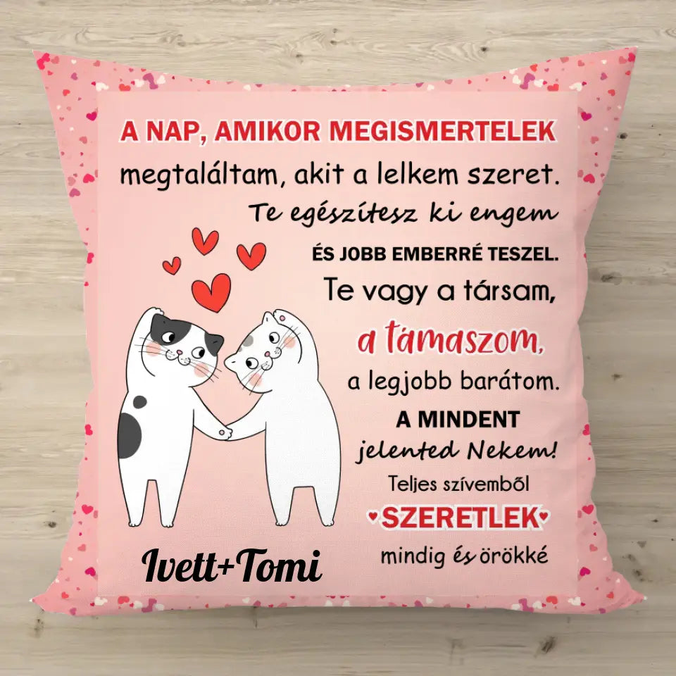 Valentin-napi  párna