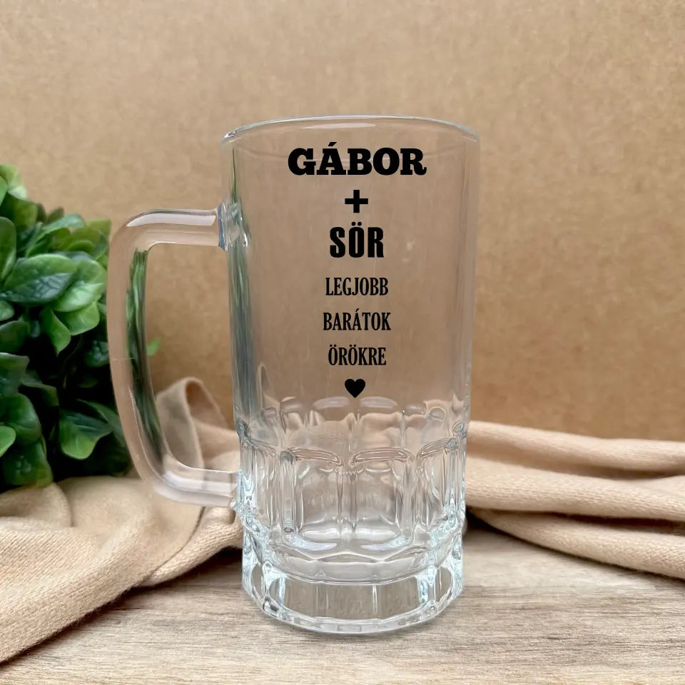 Vicces söröskorsó - saját neves