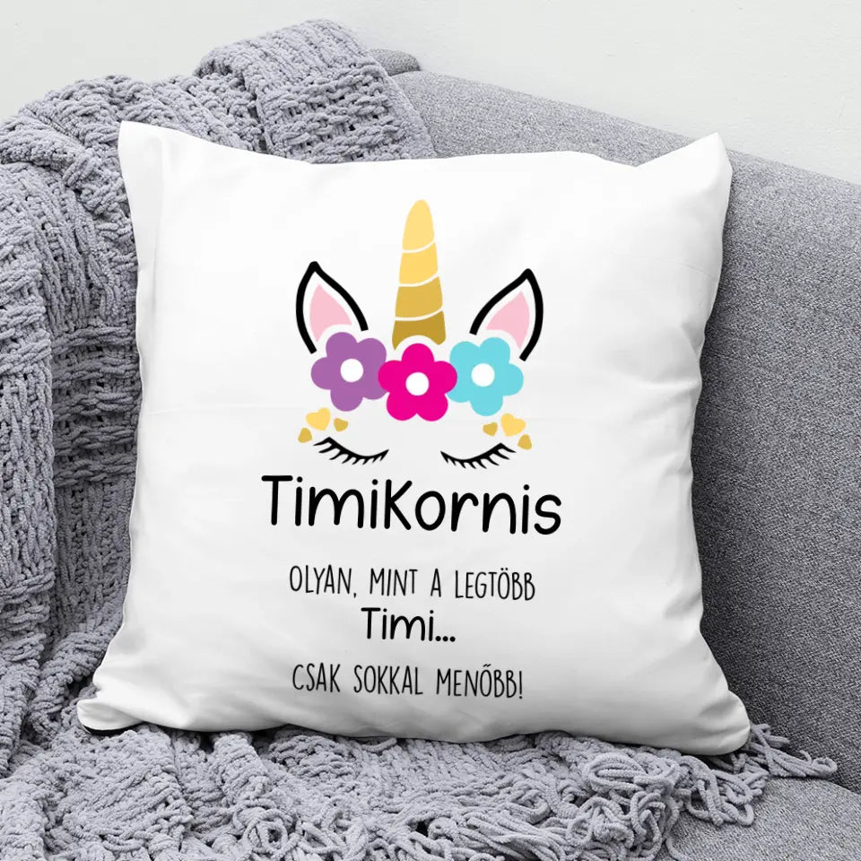 Unikornisos párna - ajándék lányoknak