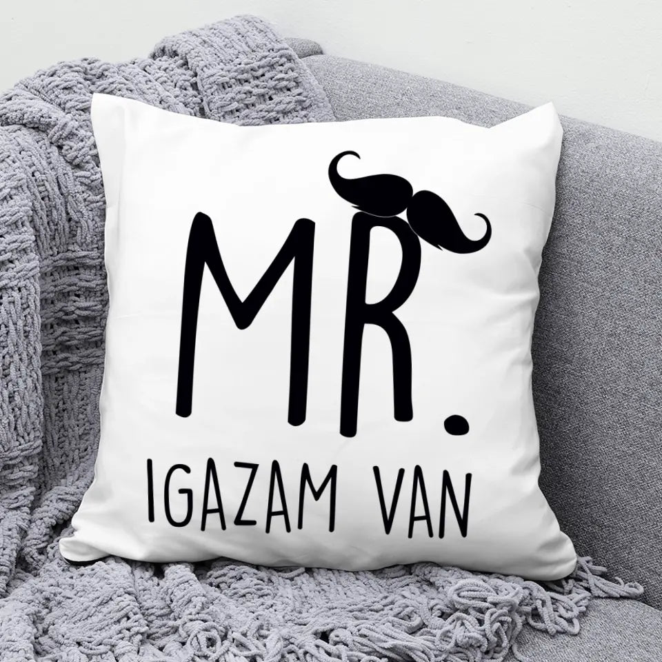 Ajándék férfinak - vicces párna