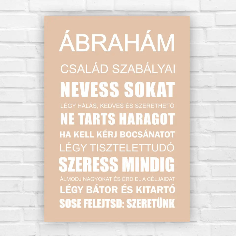 Családi kép, ajándék a családnak