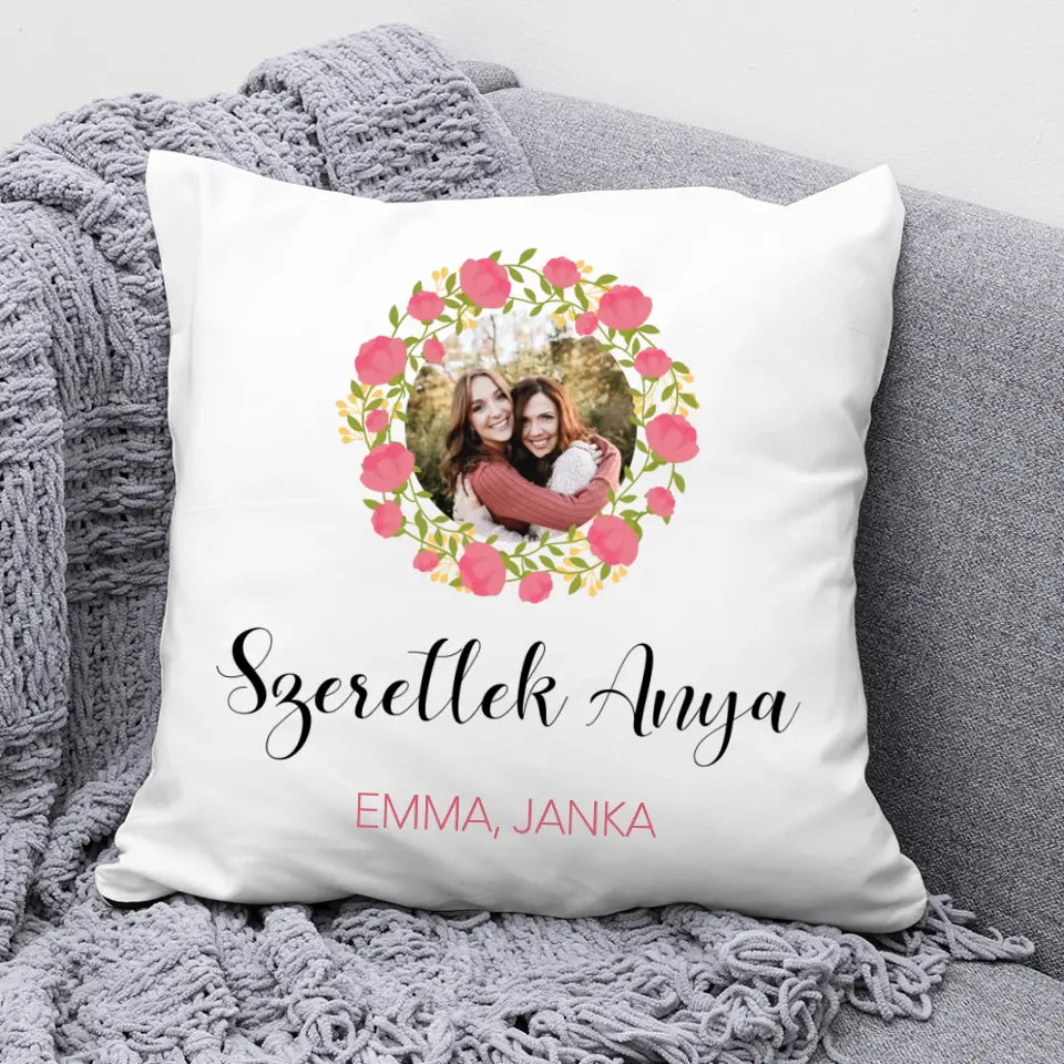 Fényképes párna édesanyáknak
