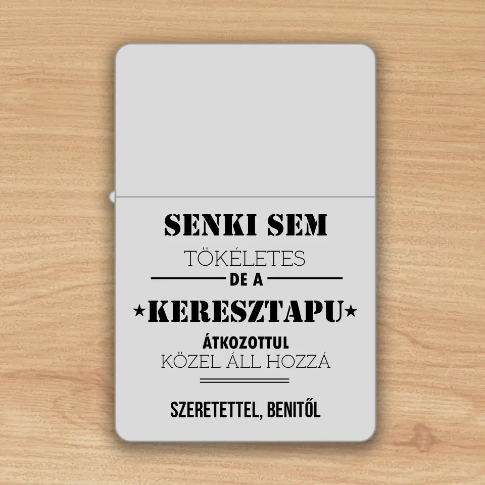 Keresztapa ajándék – Zippo öngyújtó