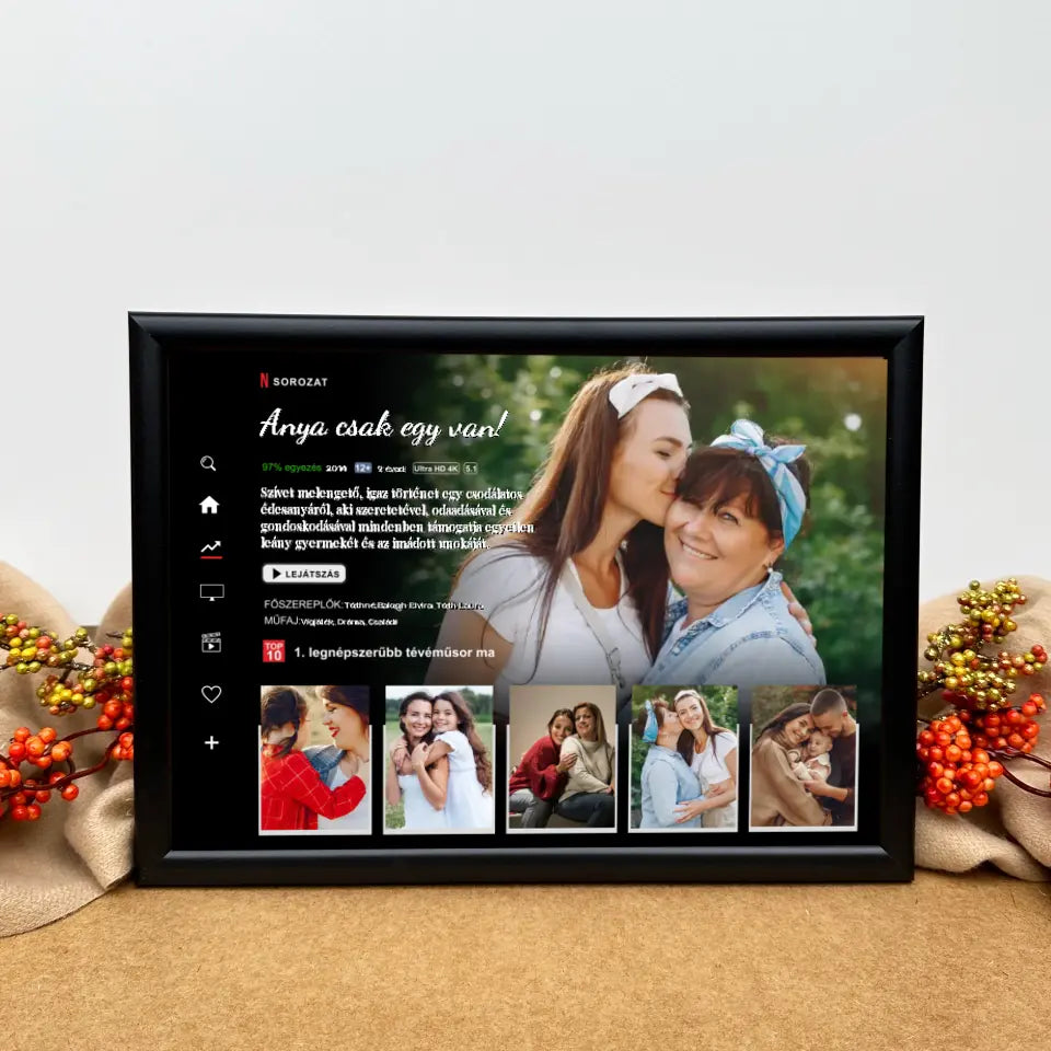 Sorozatos ajándék kép anyának, anyák napi meglepetés