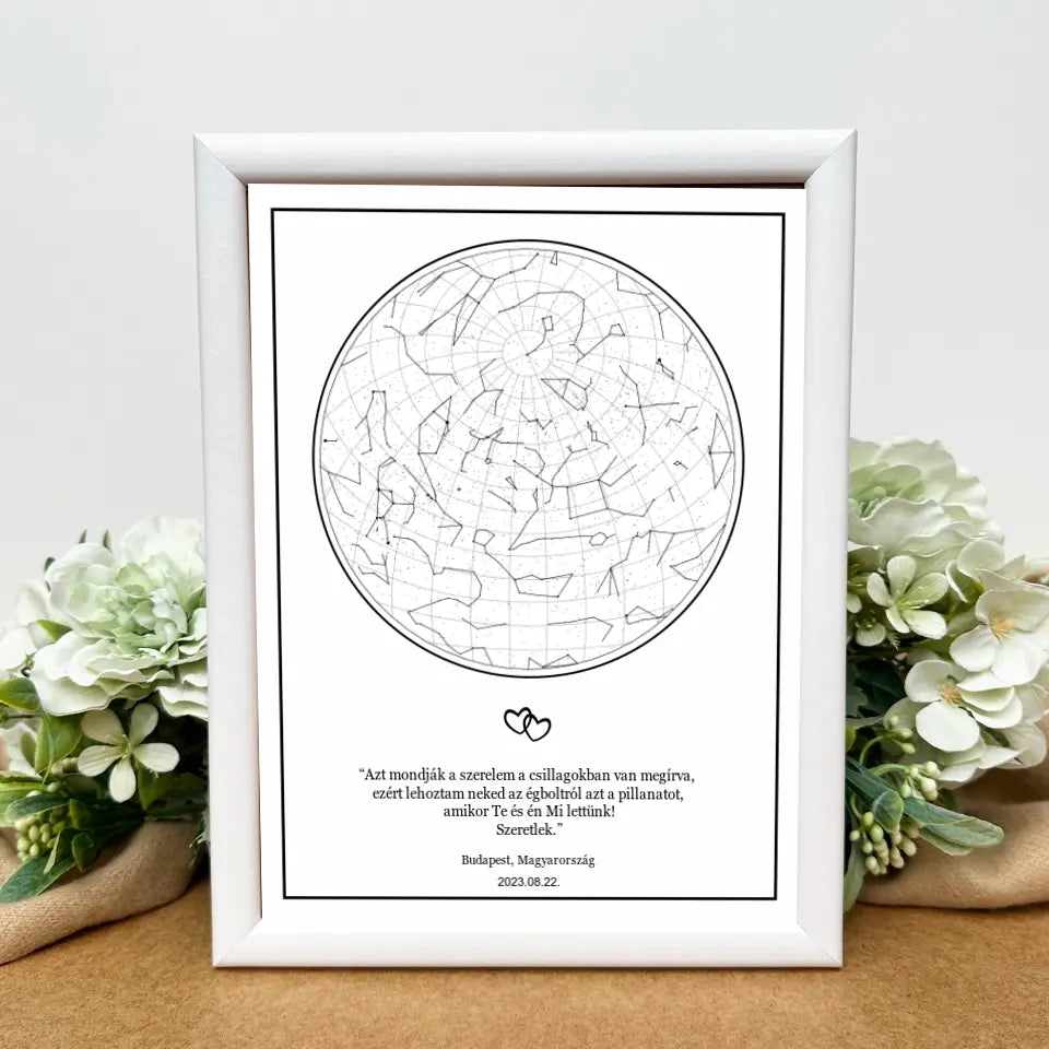 Szerelmes csillagtérkép