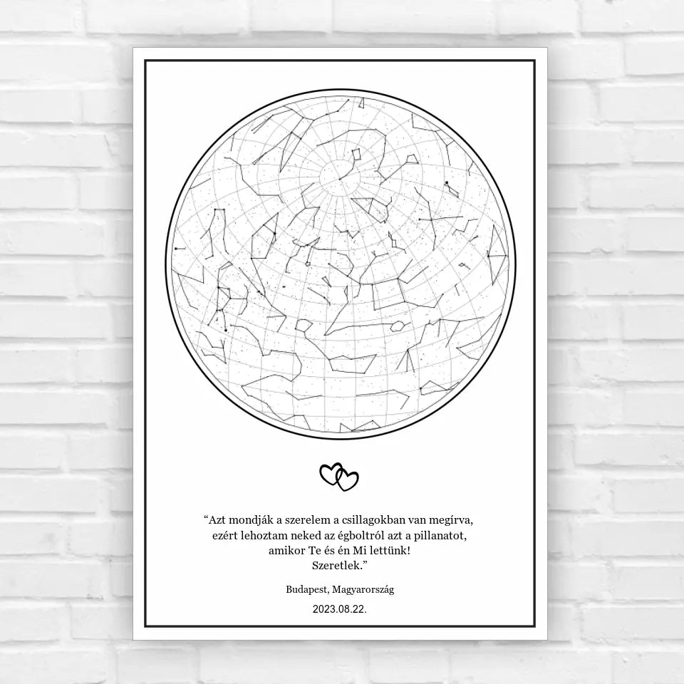 Szerelmes csillagtérkép