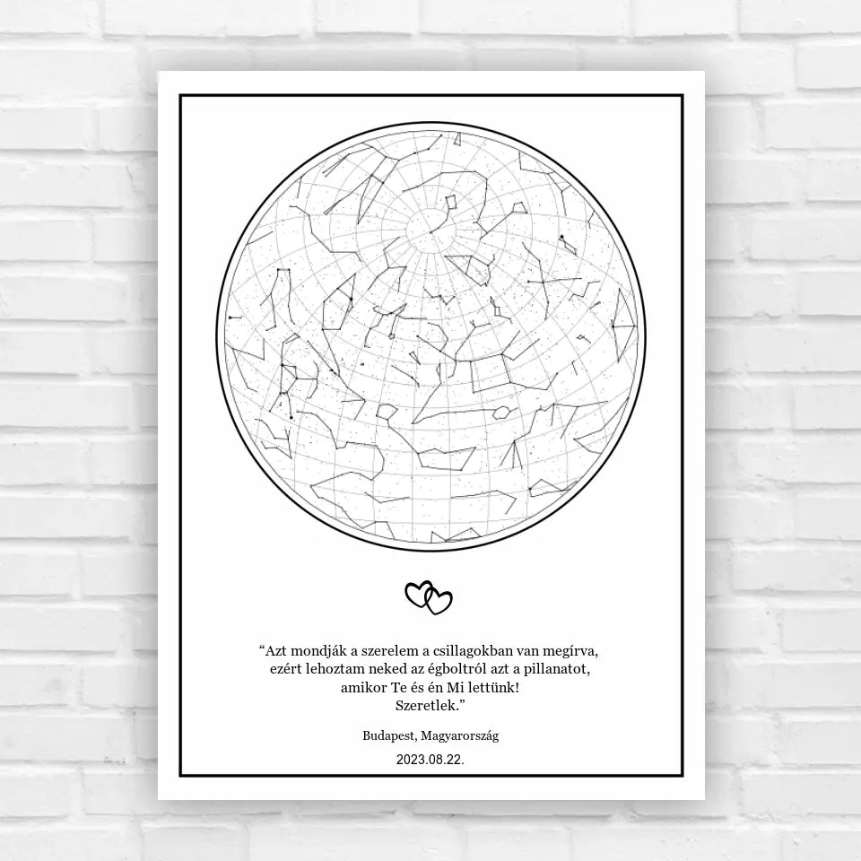 Szerelmes csillagtérkép