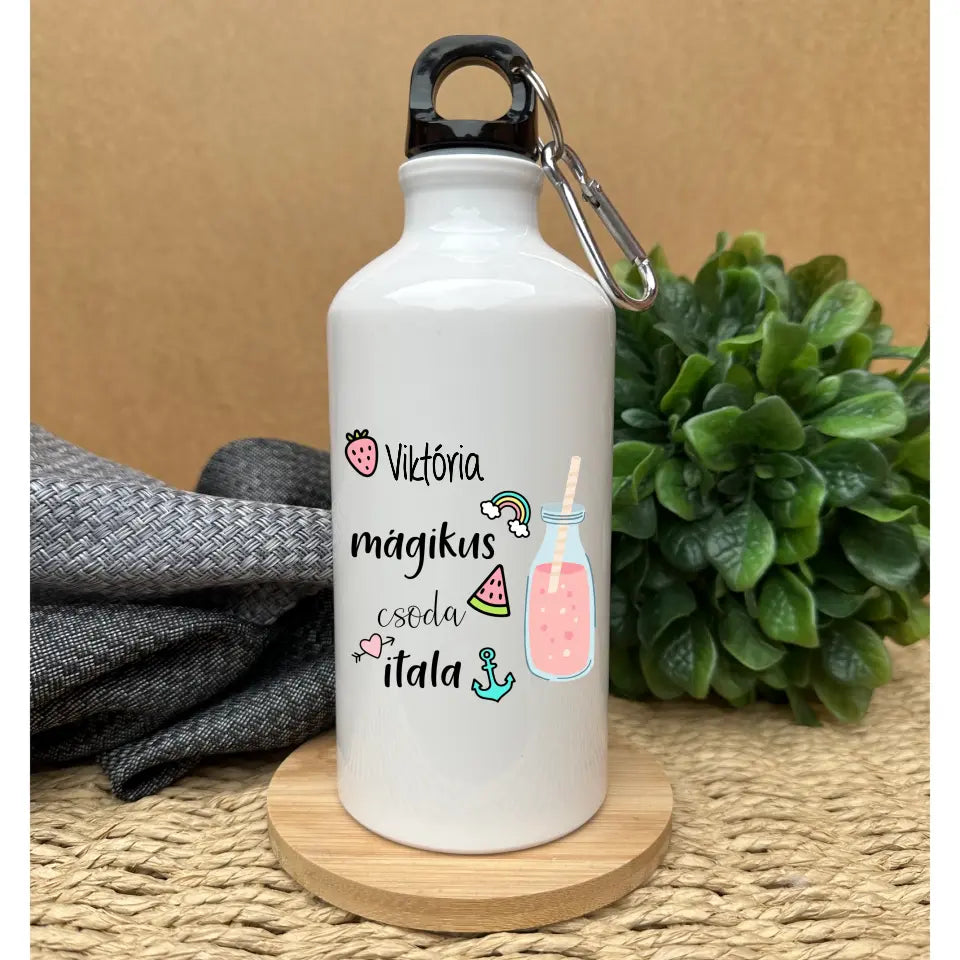 Cuki csajos kulacs, ajándék lányoknak