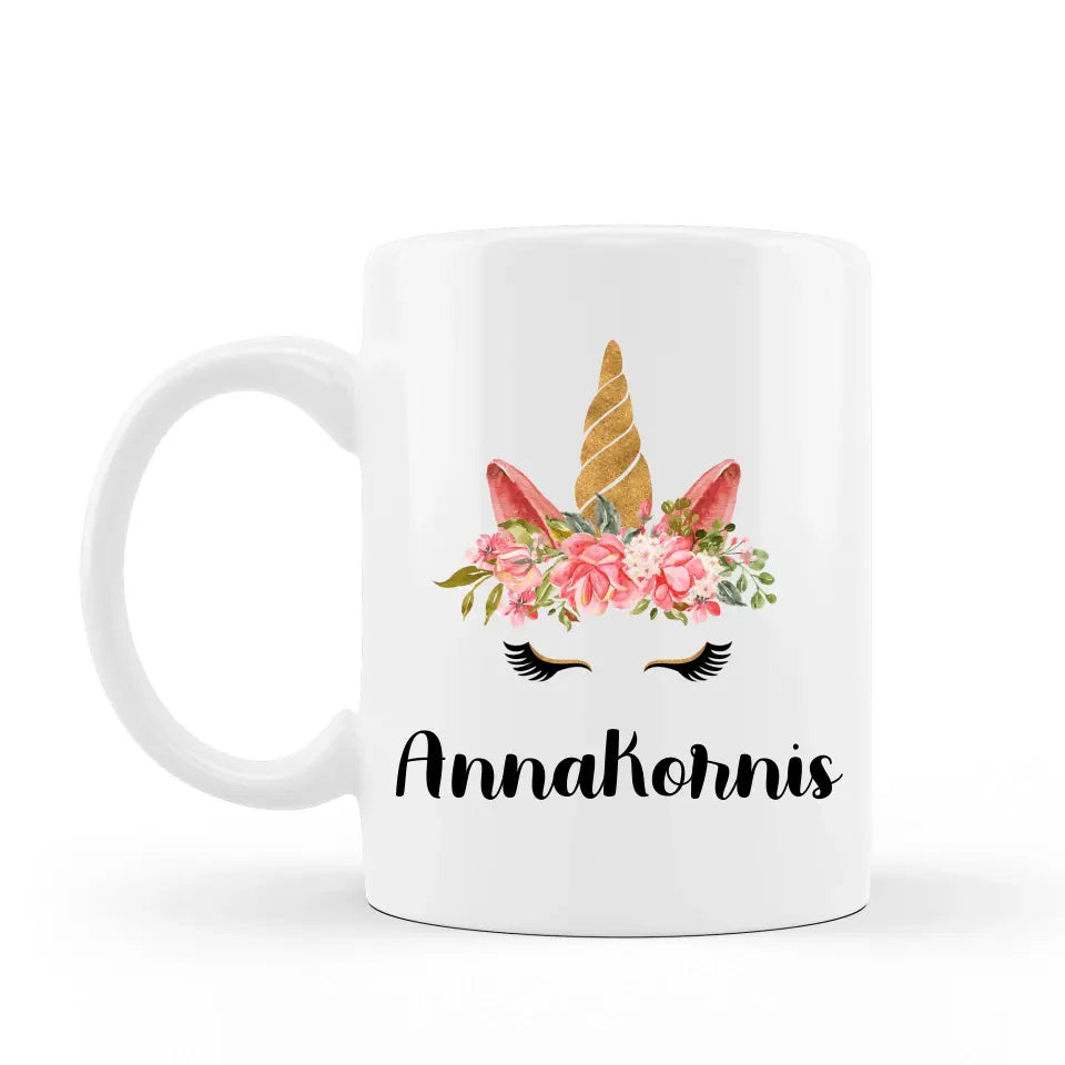 Egyedi unikornisos bögre