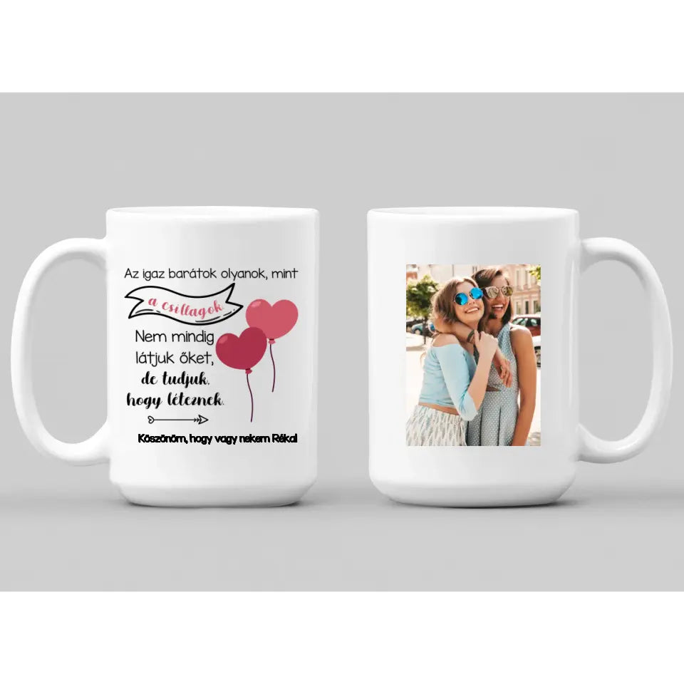 Barátnős bögre - egyedi ajándék