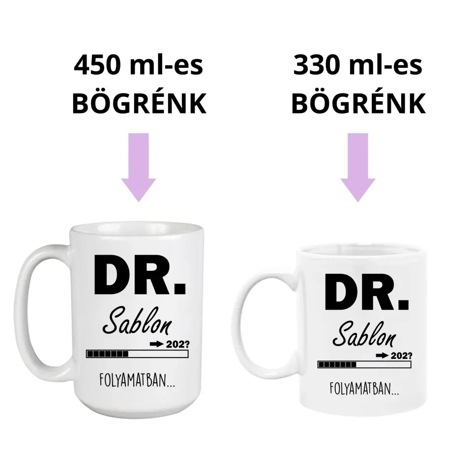 Vicces ajándék orvosoknak - egyedi bögre