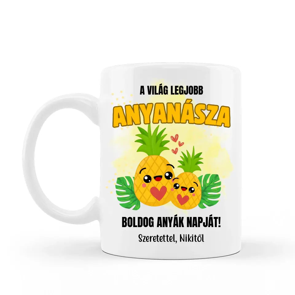 Ananászos bögre Anyáknak