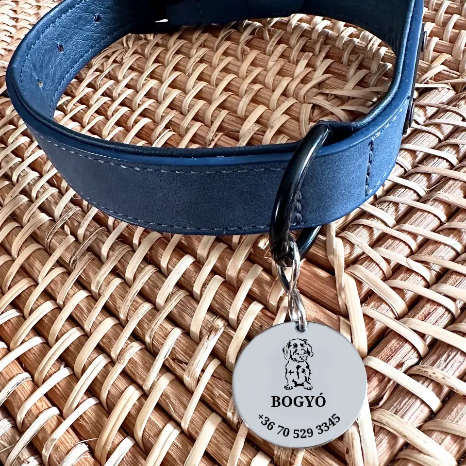 Egyedi medál Szálkás szőrű tacsiknak