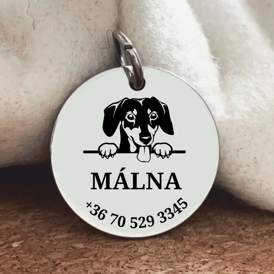  Biléta tacskónak egyedi grafikával